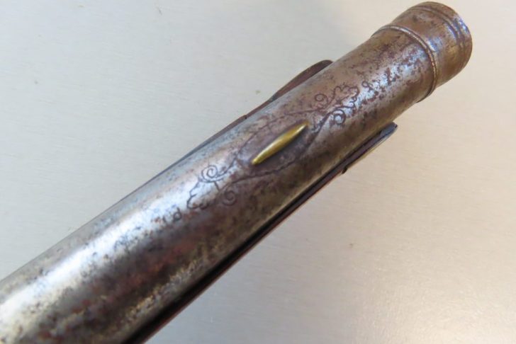 .60 Bore English Griffin & Tow Flintlock Pistol