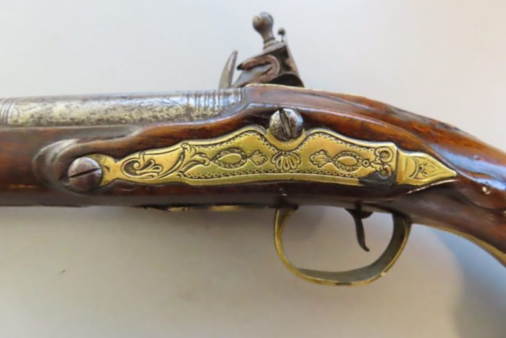 .60 Bore English Griffin & Tow Flintlock Pistol