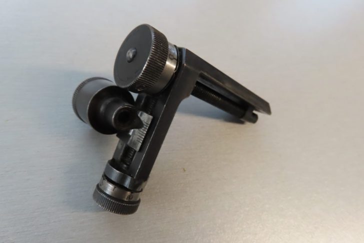 Diopter sight for a .22 TOZ Model 12 training rifle.